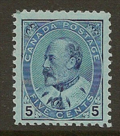 CANADA 1903 KEVII 5c Blue SG 178 HM CR2 - Neufs