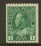 CANADA 1912 KGV 1c Coil P12 X Imp SG 217 HM #GK2 - Ungebraucht