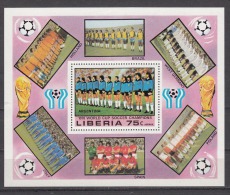 LIBERIA, 1978, World Cup Football, ( Soccer ), Winner, Argentina, Miniature Sheet, MNH, (**) - 1978 – Argentine