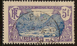 OCEANIC SETTLEMENTS 1913 5f Valley SG 36 U YZ327 - Gebraucht