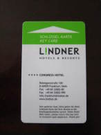 Germany Hotel Key Card,Lindner Hotels & Resorts Frankfurt - Unclassified