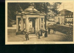 Bad Nenndorf Personen Trinkhalle Großes Badehaus Sw Um 1925 - Bad Nenndorf