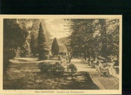 Bad Nenndorf Gartenwirtschaft Musikpavillon Kurpark Sw Um 1925 - Bad Nenndorf