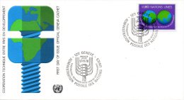 ONU GENEVE. N°80 Sur Enveloppe 1er Jour (FDC) De 1978. Coopération Technique. - FDC