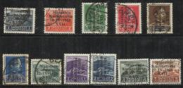 ALBANIA 1939 ASSEMBLEA COSTITUENTE SERIE COMPLETA COMPLETE SET USATA USED OBLITERE' - Albania