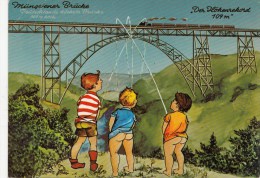 ZS48447  Mungsiener Bruke Children Enfant Train Chemin A Fer    2 Scans - Tarjetas Humorísticas