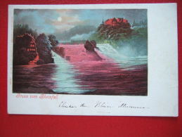 SUISSE - GRUSS VOM RHEINFALL - BELLE CARTE - - Otros & Sin Clasificación