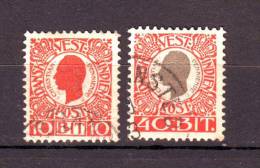 Denmark (West Indies)1905 Mino 30,33  Canc. (*) - Dänische Antillen (Westindien)