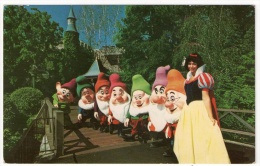 Disneyland, Fantasyland, Anaheim, Snow White And The Seven Dwarfs... Blanche Neige Et Les Sept Nains - Anaheim