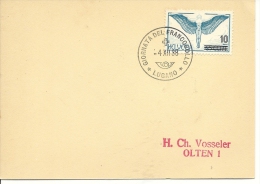 1938 Tag Der Briefmarke Italienischer Stempel - Storia Postale