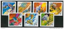 HUNGARY - 1978. Science Fiction Paintings Cpl.Set MNH! - Collezioni
