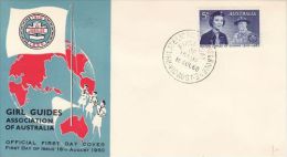 AUSTRALIA 1960 GIRL GUIDES FDC - Covers & Documents