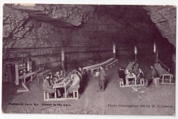 Mammoth Cave, Dinner In The Cave, The Kraemer Art Co., Photo 1908 By H. C. Ganter, Accident In Top On The Left - Mammoth Cave