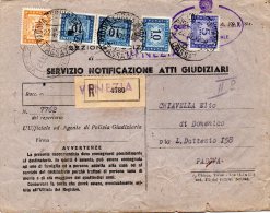 1952 LETTERA  CON ANNULLO VENEZIA - Impuestos