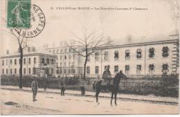 CHALONS Sur MARNE   LES NOUVELLES CASERNES 5e CHASSEURS - Châlons-sur-Marne