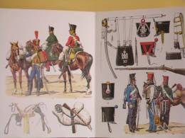 HUSSARD 1812 1814 UNIFORME ARMEMENT EQUIPEMENT PAR ROUSSELOT EMPIRE CAPOTE SELLE SABRE SHAKO MOUSQUETON SABRETACHE - Uniformes