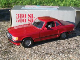 NZG - MERCEDES  380 SL  500 SL  AVEC SA BOITE  Scala 1/?? - Nzg