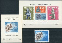 Mexique           PA 263 **  Et Blocs  3/4 **      J.O Mexico 1968 - Mexico
