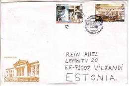 GOOD CUBA Postal Cover To ESTONIA 2013 - Good Stamped: University ; Medicine - Briefe U. Dokumente