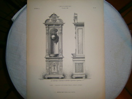 PLANCHE L ART ET L INDUSTRIE  LAVABO    ANNEE 1886 - Otros Planes