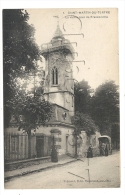 Saint-Martin-du-Tertre (95) : Attelage Devant La Tour De Franconville En 1910 (animé). - Saint-Martin-du-Tertre