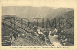 PORTUGAL - GUARDA - PATEIRO NO MONDEGO-FABRICA DA ELECTRICIDADE - 1910 PC. - Guarda