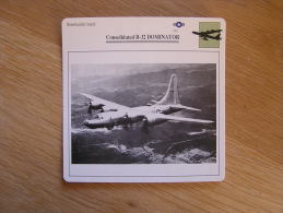 CONSOLIDATED B-32 Dominator    Bombardier Lourd USA FICHE AVION Avec Description    Aircraft Aviation - Vliegtuigen