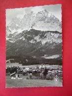 CPSM PHOTO AUTRICHE  ST JOHANN IN TIROL GEGEN WILDEN KAISER   VOYAGEE 1962 TIMBRE - St. Johann In Tirol