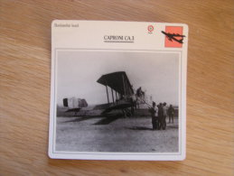 CAPRONI CA.3 Bombardier Lourd  Italie FICHE AVION Avec Description    Aircraft Aviation - Airplanes