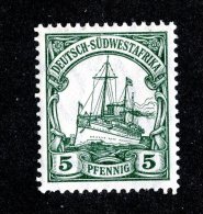 (1533)  S.W.A. 1906  Mi.25 M*  Catalogue  € 1.00 - German South West Africa