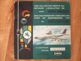 Album Chromos Chocolat Jacques Aviation Commerciale Manque 5 Images - Sammelbilderalben & Katalogue