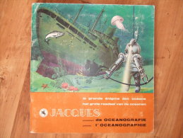 Album Chromos Chocolat Jacques L'oceanographie Manque 8 Images - Sammelbilderalben & Katalogue