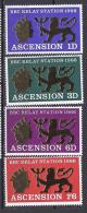 Ascension1966:Yvert109-12mnh** - Ascension (Ile De L')