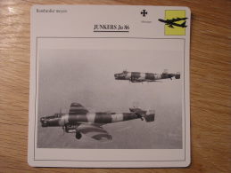 JUNKERS Ju 86 Bombardier Moyen  Allemagne Germany   FICHE AVION Avec Description    Aircraft Aviation - Avions