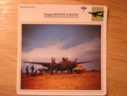 DOUGLAS BOSTON & HAVOC   Bombardier Léger  USA  FICHE AVION Avec Description    Aircraft Aviation - Airplanes