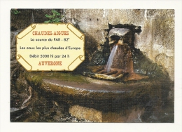 Cp, 15, Chaudes-Aigues, La Source Du Par, écrite - Sonstige & Ohne Zuordnung