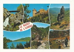 Cp, 48, Le Massif De L'Aigoual, Multi-Vues - Other & Unclassified