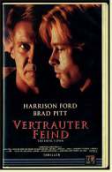 VHS Video  -  Vertrauter Feind  -  Mit : Harrison Ford, Brad Pitt, Margaret Colin, Ruben Blades  -  Von 1999 - Action & Abenteuer