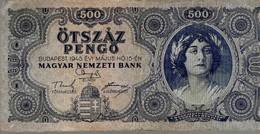HONGRIE 500 Pengö 1945 - Ungarn