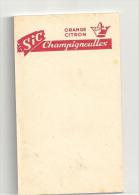 Carnet De Commande D´épicier SIC Champigneulles Orange Citron (54) - Matériel Et Accessoires