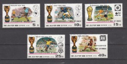 KOREA NORTH, DPR KOREA,  1978 , World Cup Football, Soccer Championship, Set 5 V ,  Used - 1978 – Argentine