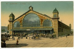 Carte Postale Ancienne Le Havre - La Gare - Chemin De Fer - Gare