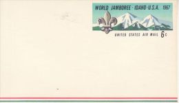 USA 1967 12TH WORLD JAMBOREE POSTCARD MINT - Covers & Documents