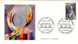 France Fdc Thiaude (Yv:1998) Eglise De Saint-Saturnin Puy De Dome 10 Juin 1978 - 1970-1979