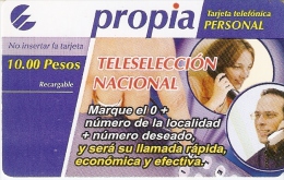 PR-014 TARJETA DE CUBA DE TELESELECCION NACIONAL - Cuba