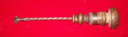 Ancienne Drille, Chignole à Aiguille ( Perceuse ) Outil De Bourrelier Sellier Cordonnier  19 ème - Antike Werkzeuge