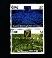 IRELAND/EIRE - 1994 PARLIAMENTARY ANNIVERSARIES PAIR FROM PRESTIGE BOOKLET MINT NH - Unused Stamps
