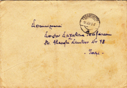 I. L. CARAGIALE, WRITER, STAMPS ON COVER,OVERPRINT STAMPS! 1952, ROMANIA - Briefe U. Dokumente