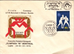 OLYMPIC GAMES, MONTREAL '76, JUDO, SPECIAL COVER, 1976, ROMANIA - Zomer 1976: Montreal