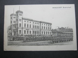 KOHLFURT, Bahnhof,    Schöne Karte   Um 1915  Mit  Stempel - Neumark